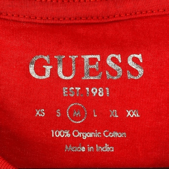 GUESS Men's Short Sleeve Logo Graphic T-shirt - M - Picture 4 of 6
